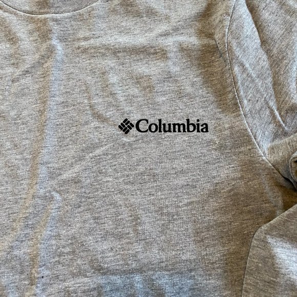 Columbia Men's Small, Fundamentals Graphic Long Sleeve t-shirt, grey heather NWT - Picture 6 of 9